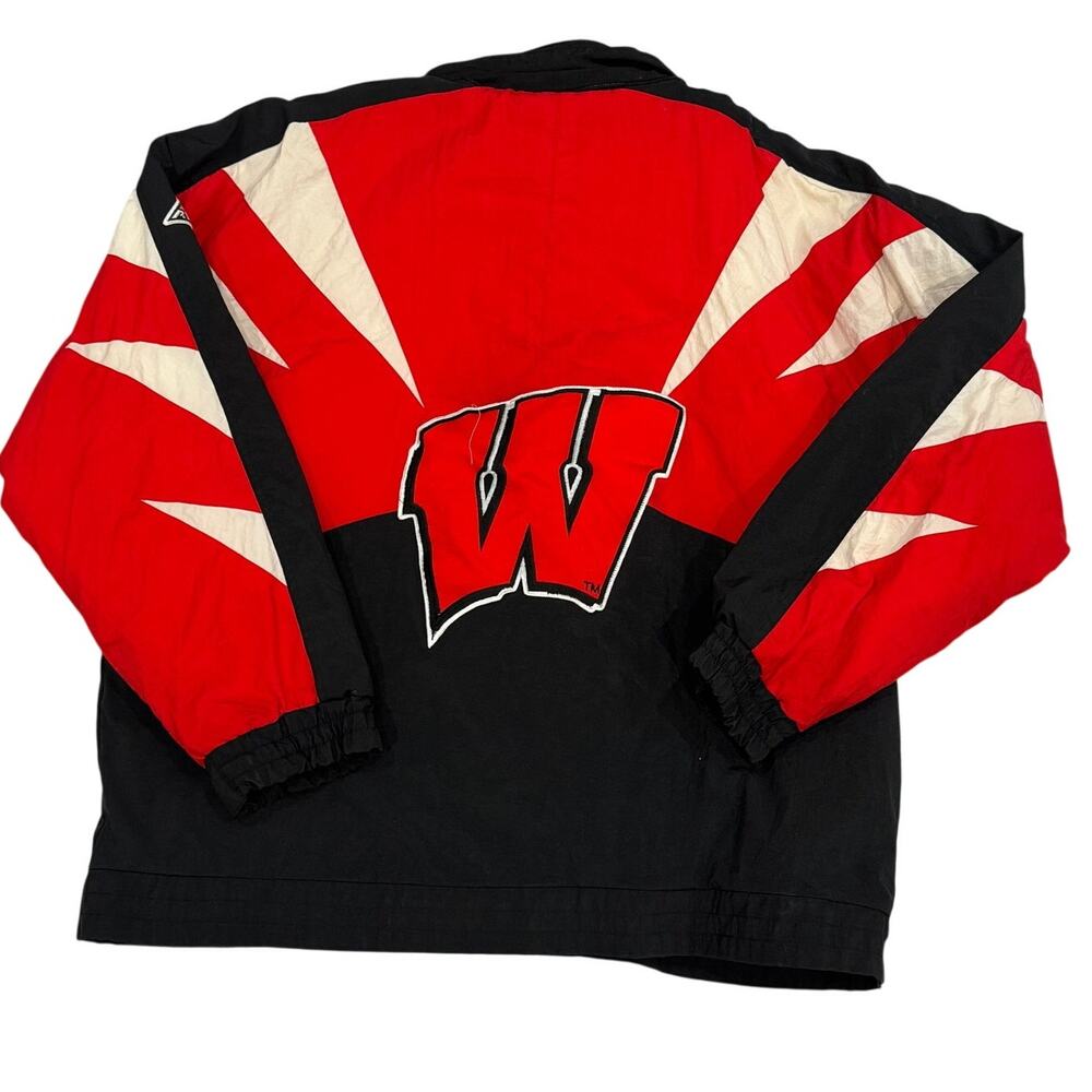 Vintage 90s Apex One Wisconsin Badgers Men's XL Full Zip Jacket No Hood GUC